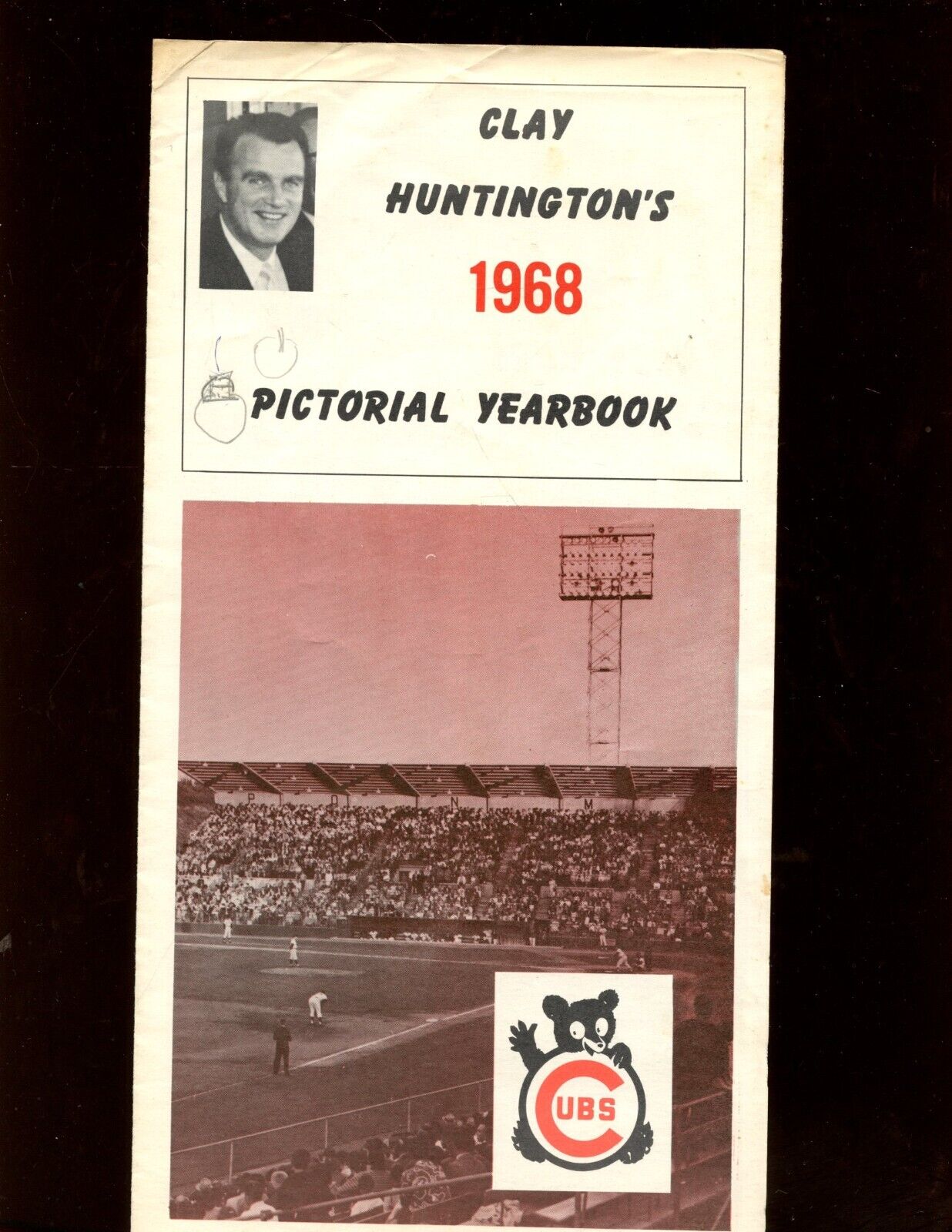 1968 Tacoma Cubs Minor League Baseball Yearbook VGEX