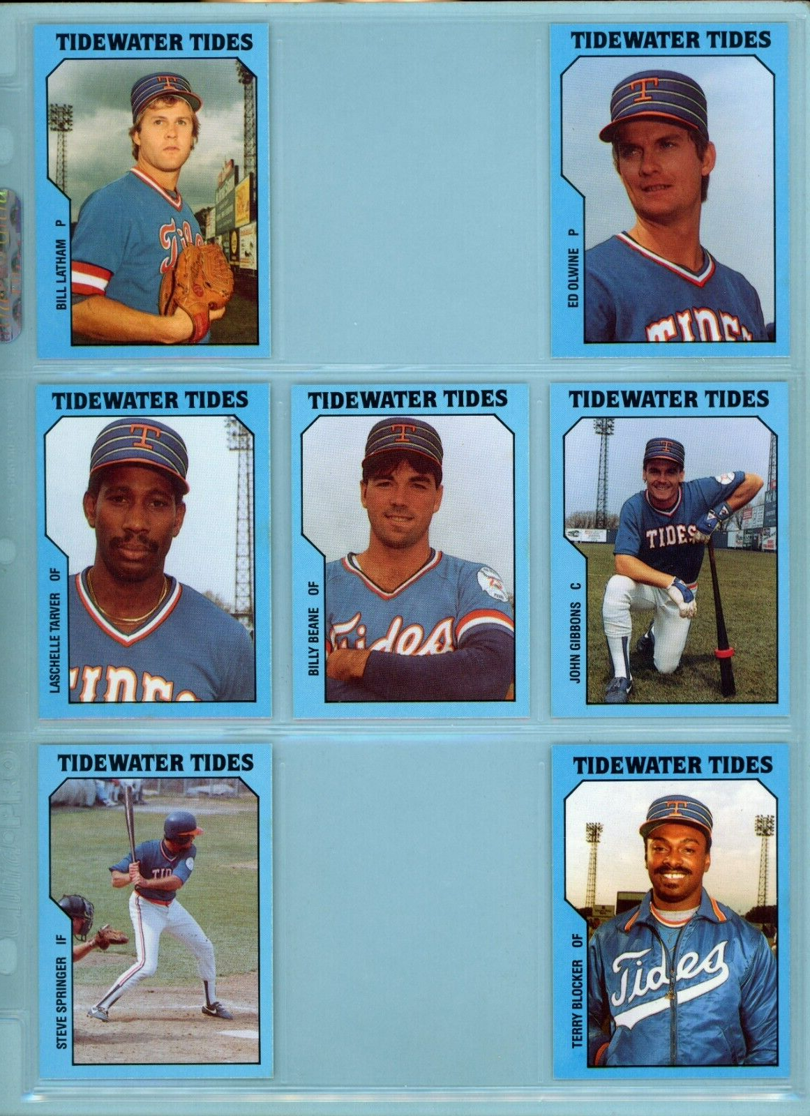 1985 TCMA Tidewater Tides Near Set (23 of 28) Baseball Cards NM