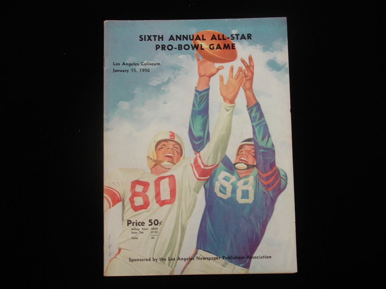 January 15, 1956 NFL All-Star Game Program