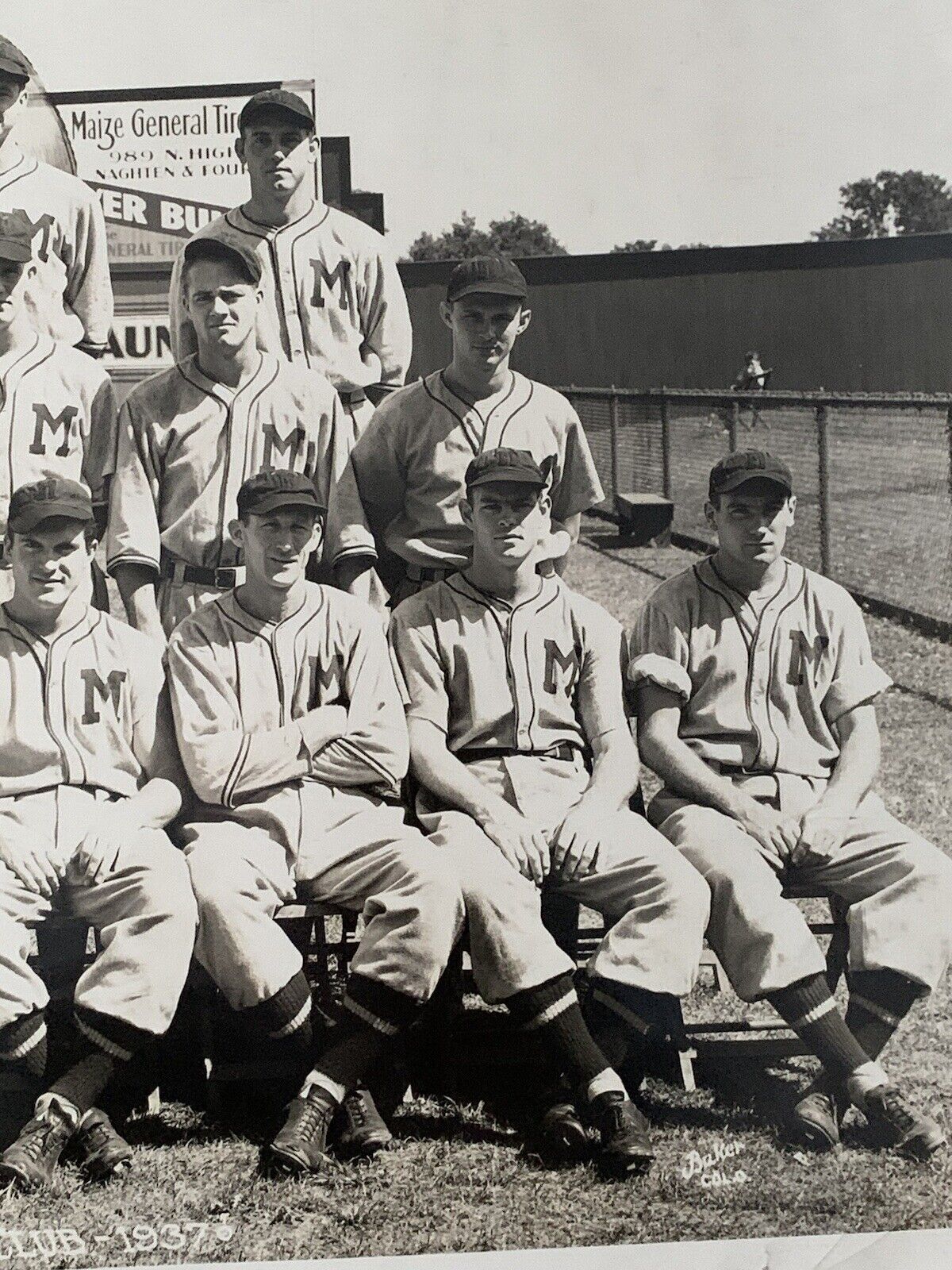 Stunning 1937 Milwaukee Brewers Minor League AA 12x20 Team Photo w/ Ken Keltner