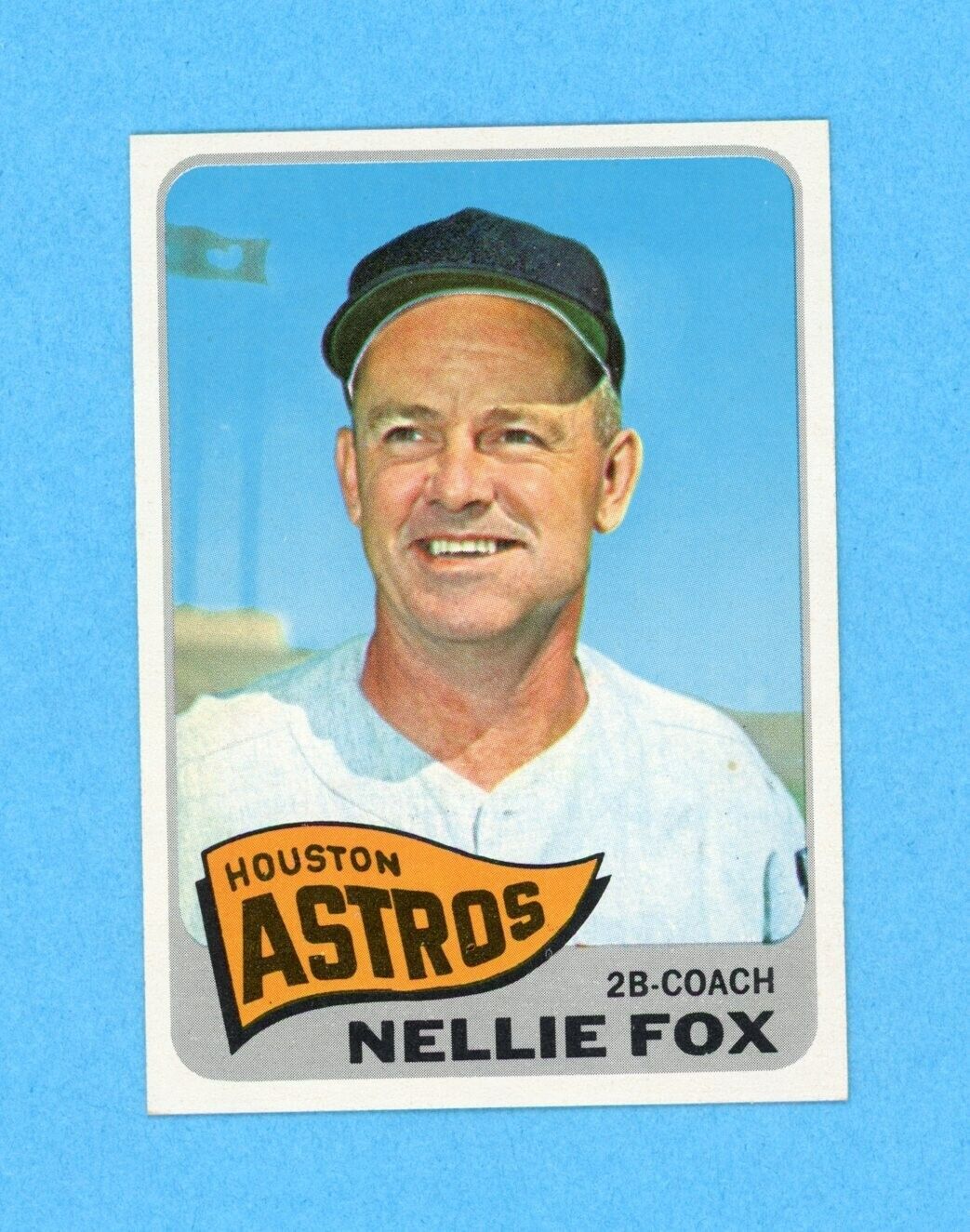 1965 Topps #485 Nellie Fox Houston Astros Baseball Card NM