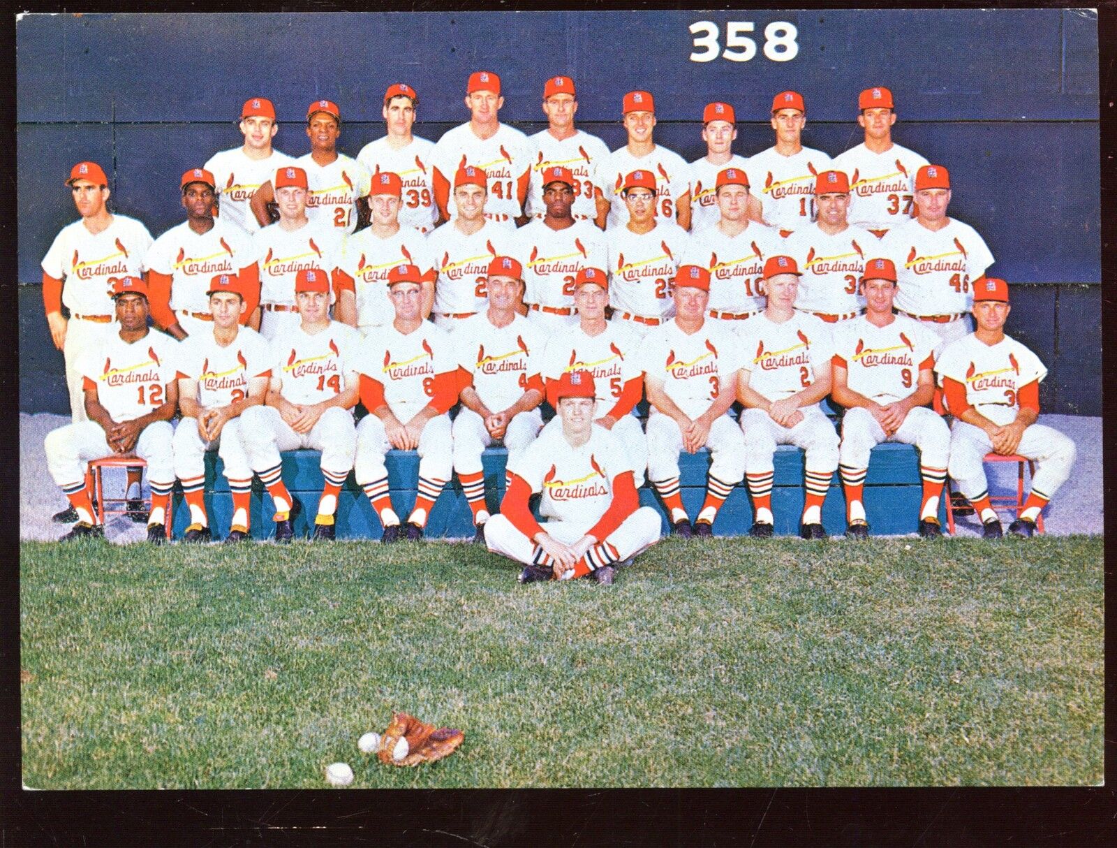 Circa 1964 St. Louis Cardinals Team 5 X 7 Photo EX