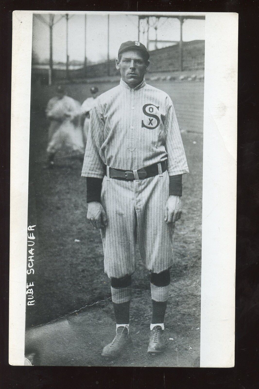 Original June 24th 1913 Rube Schauer Minor League Superior Red Sox Wire Photo