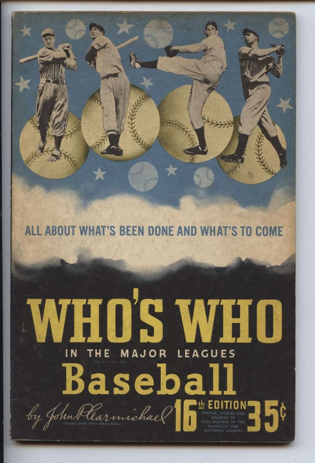 1948 Who's Who in Major League Baseball by John Carmichael VGEX+