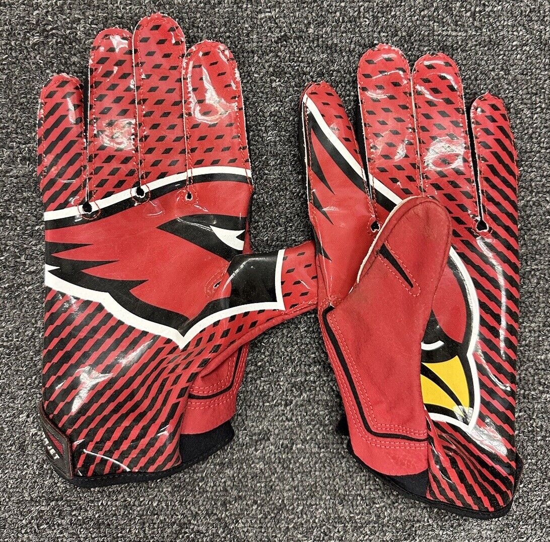 2004-2020 Larry Fitzgerald Arizona Cardinals NFL Game Used Nike Football Gloves