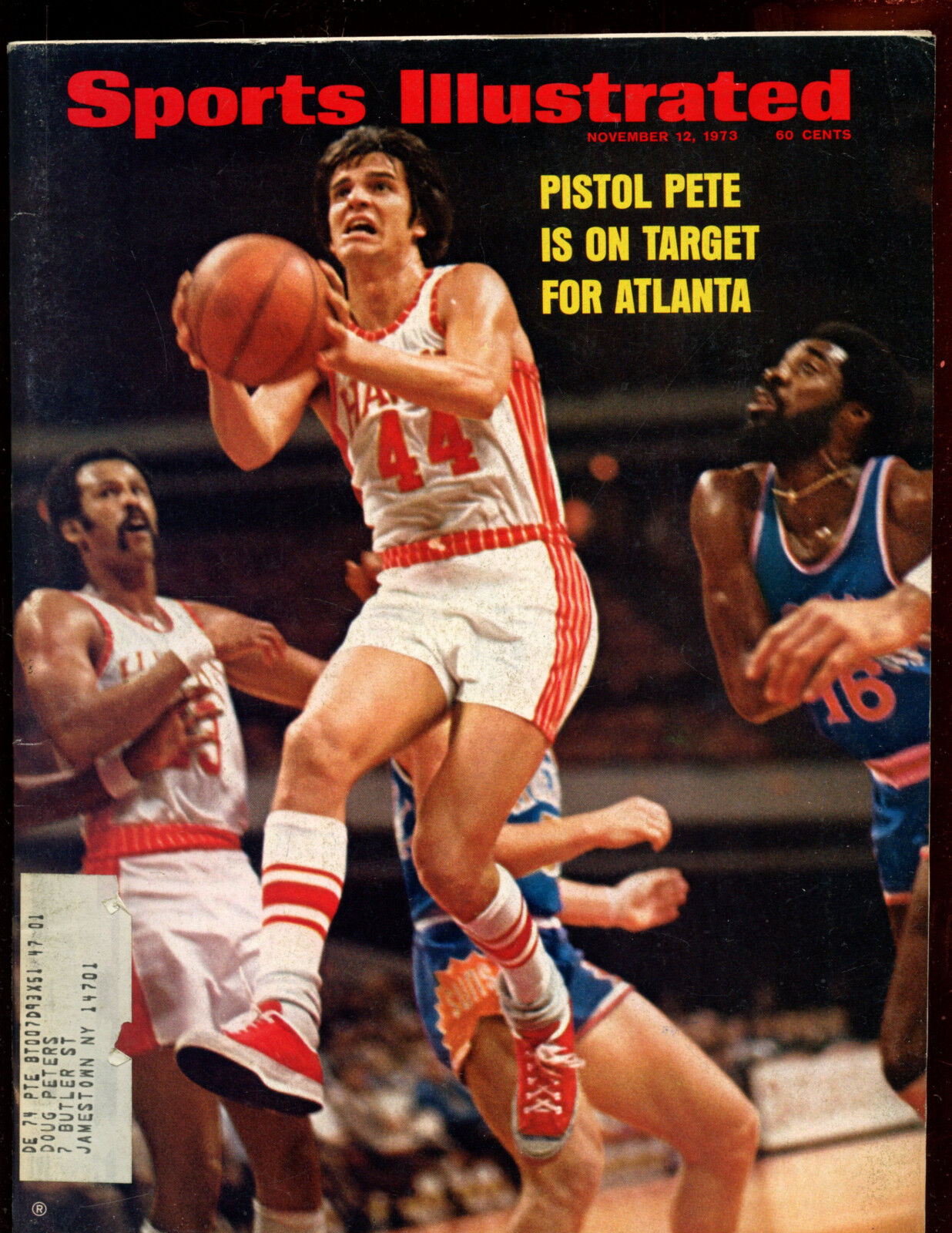 Nov 12 1973 Sports Illustrated Magazine Pete Maravich Hawks Front Cover EX+