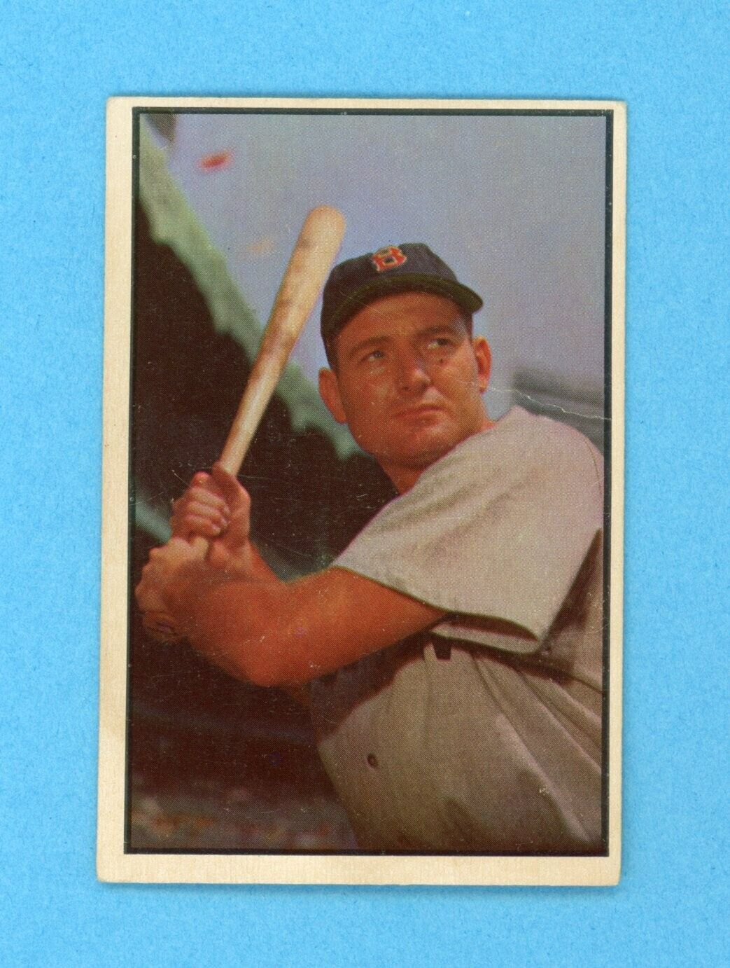 1953 Bowman Color #61 George Kell Boston Red Sox Baseball Card EX ap wrk