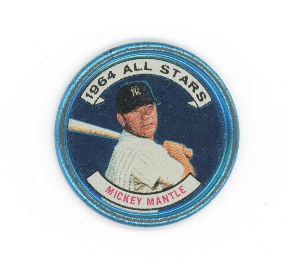 1964 Topps Coin #131 Mickey Mantle All-Star New York Yankees Baseball Coin