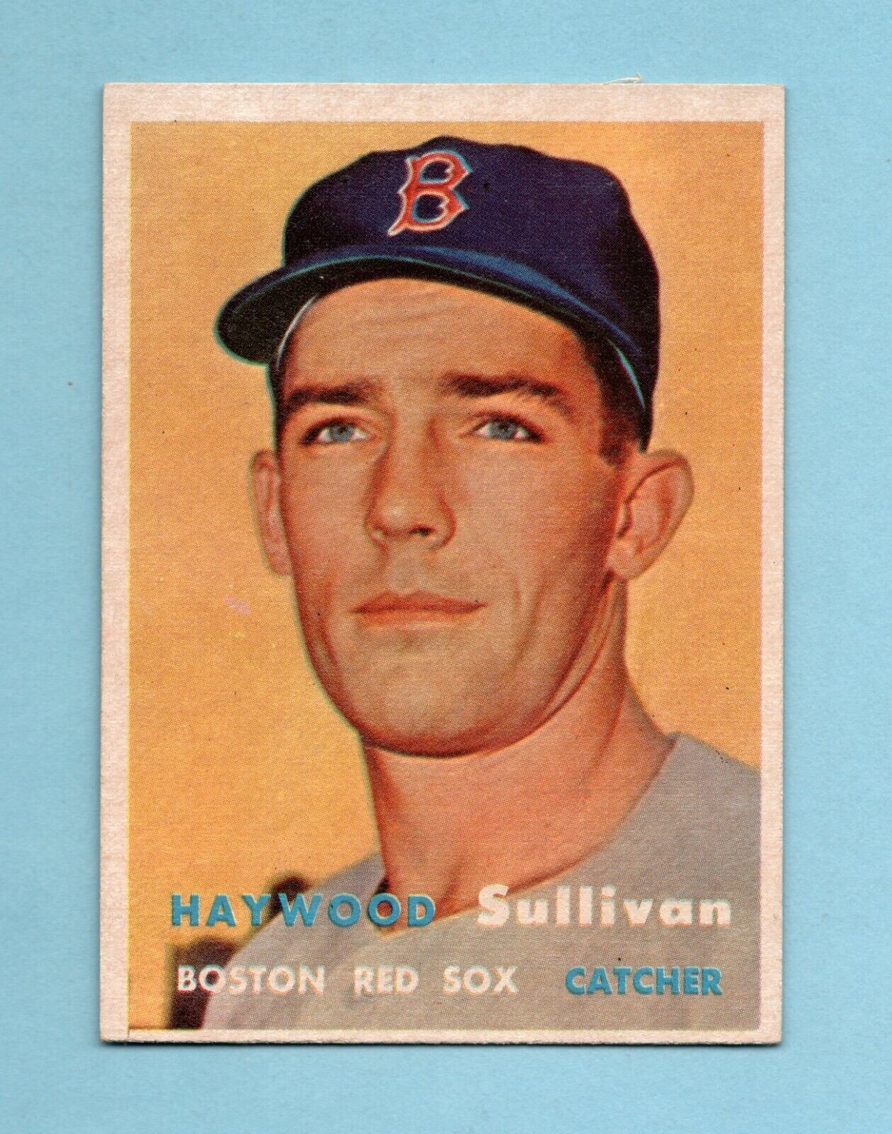 1957 Topps #336 Haywood Sullivan Boston Red Sox Rookie Baseball Card NM