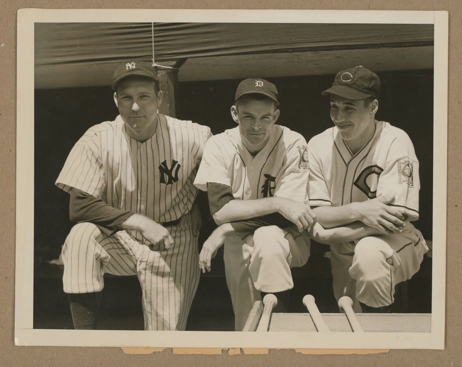 7/11/39 MLB All-Star Game Pitchers • Ruffing, Bridges, Feller • Press Photo