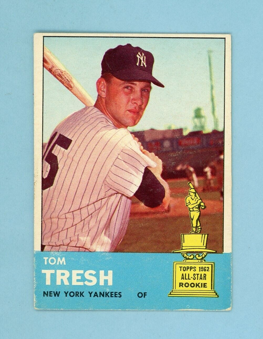 1963 Topps #470 Tom Tresh New York Yankees Baseball Card EX - EX+