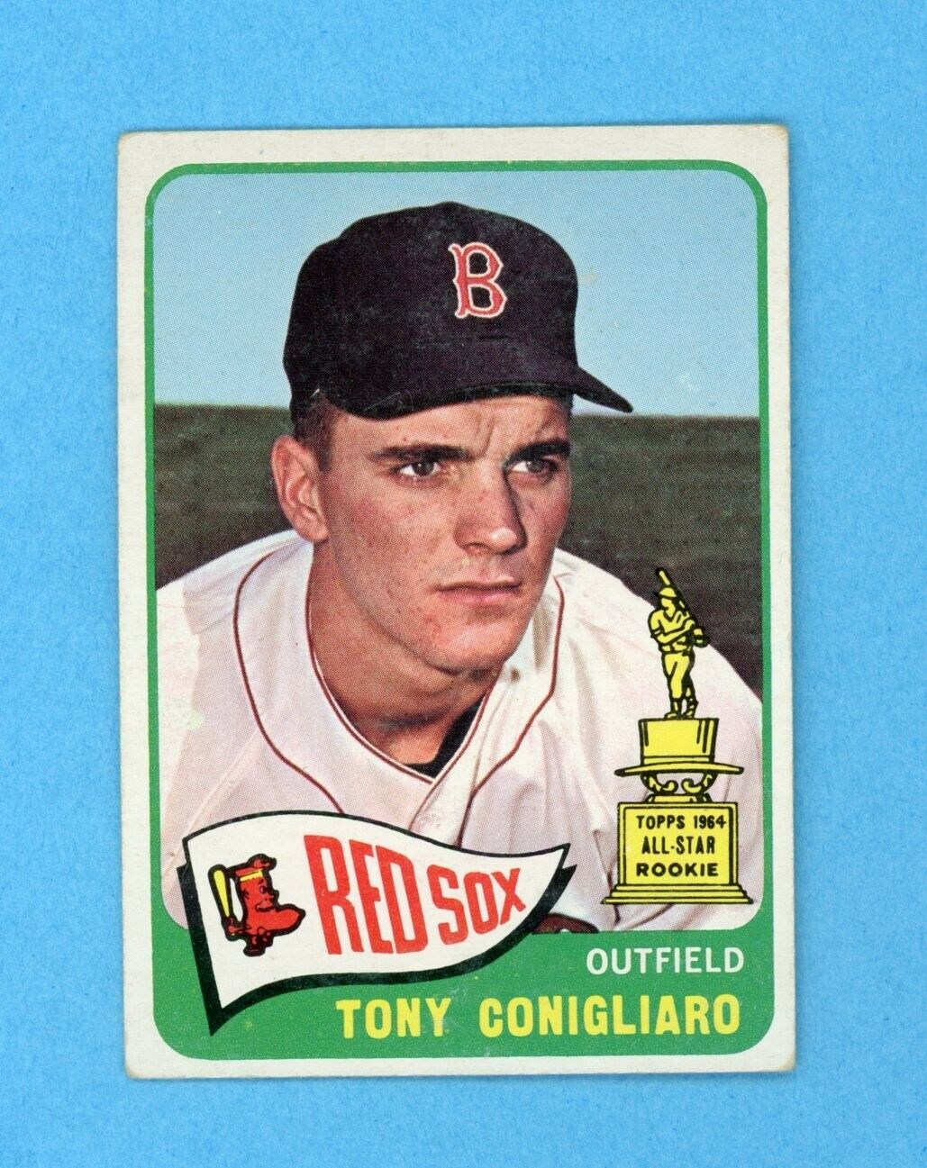 1965 Topps #55 Tony Conigliaro Boston Red Sox Baseball Card VG - VG+