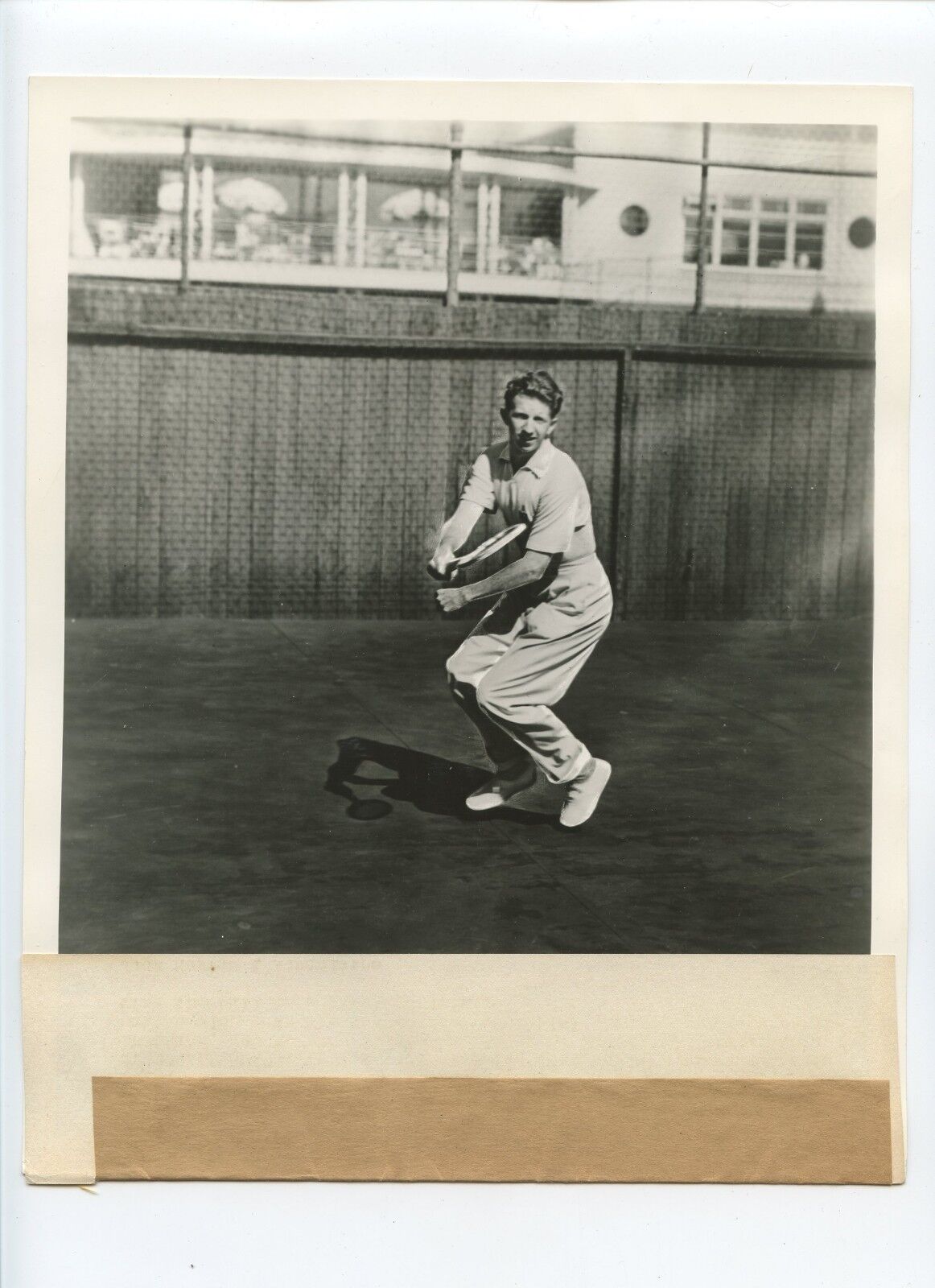 Original Vintage Don Budge Tennis Star 8 X 10 Jack Harris Photo