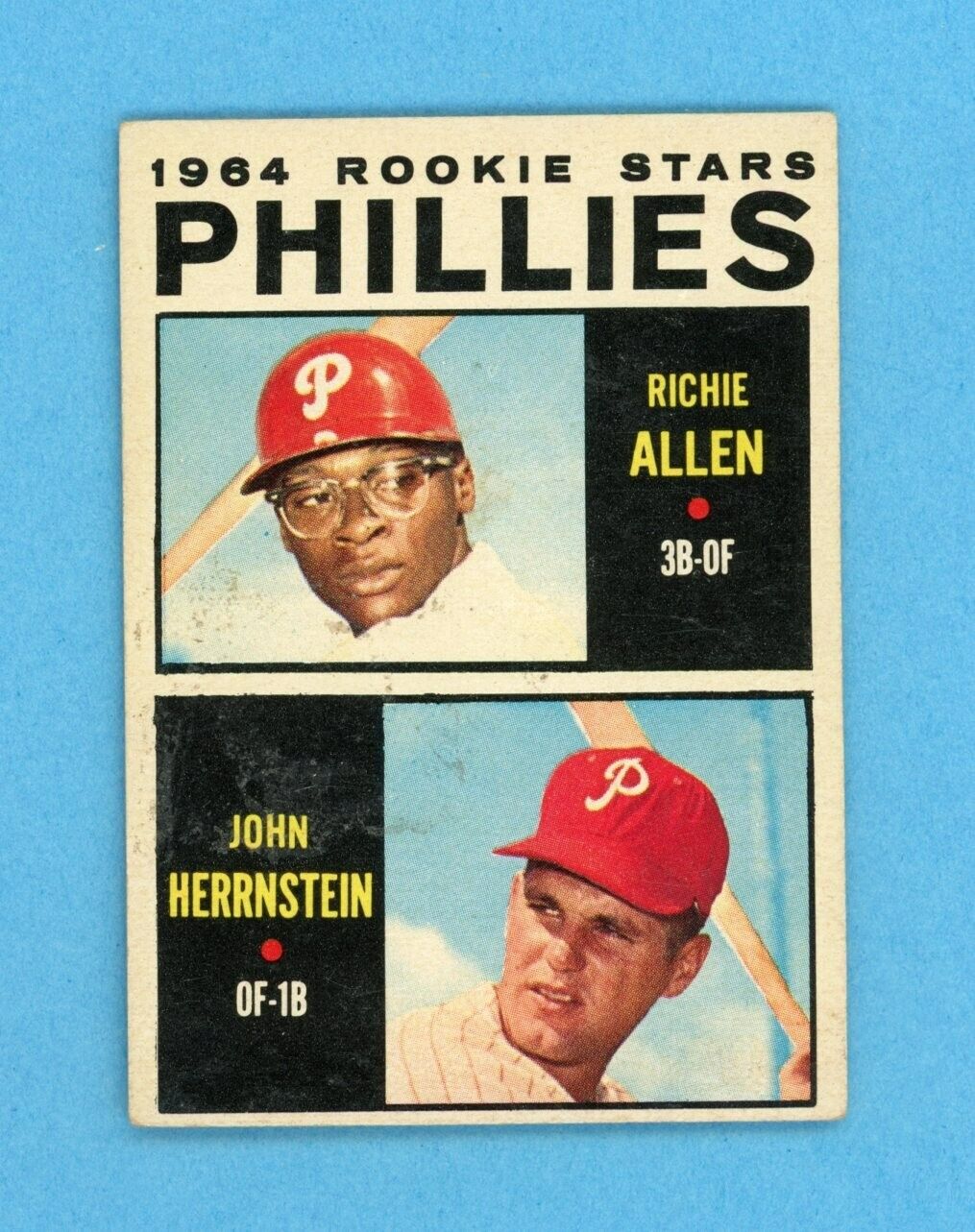 1964 Topps #243 Richie Allen Philadelphia Phillies Rookie Baseball Card Vg/Ex