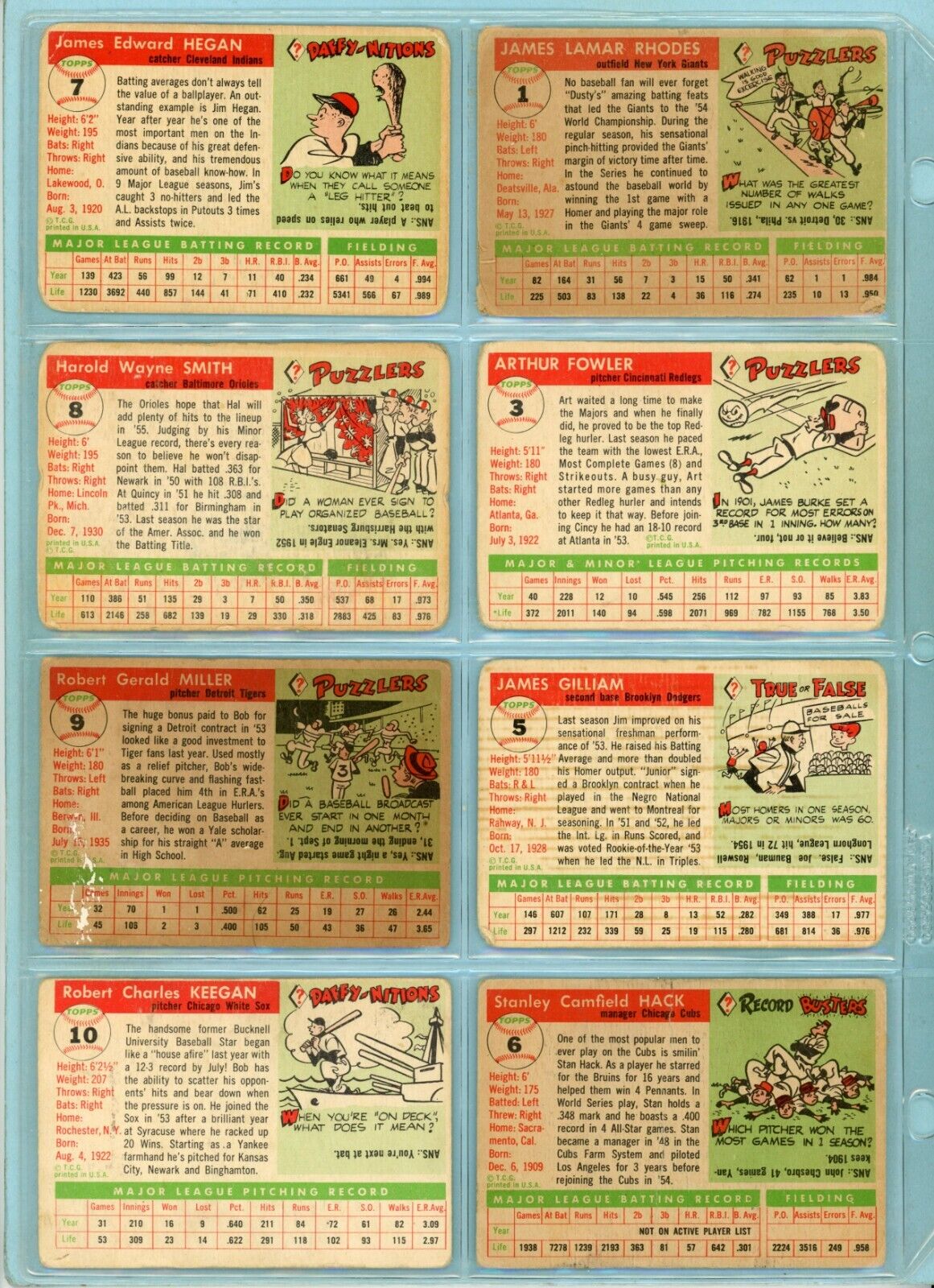 1955 Topps Starter Set Lot of 132 Different Baseball Cards Low Grade