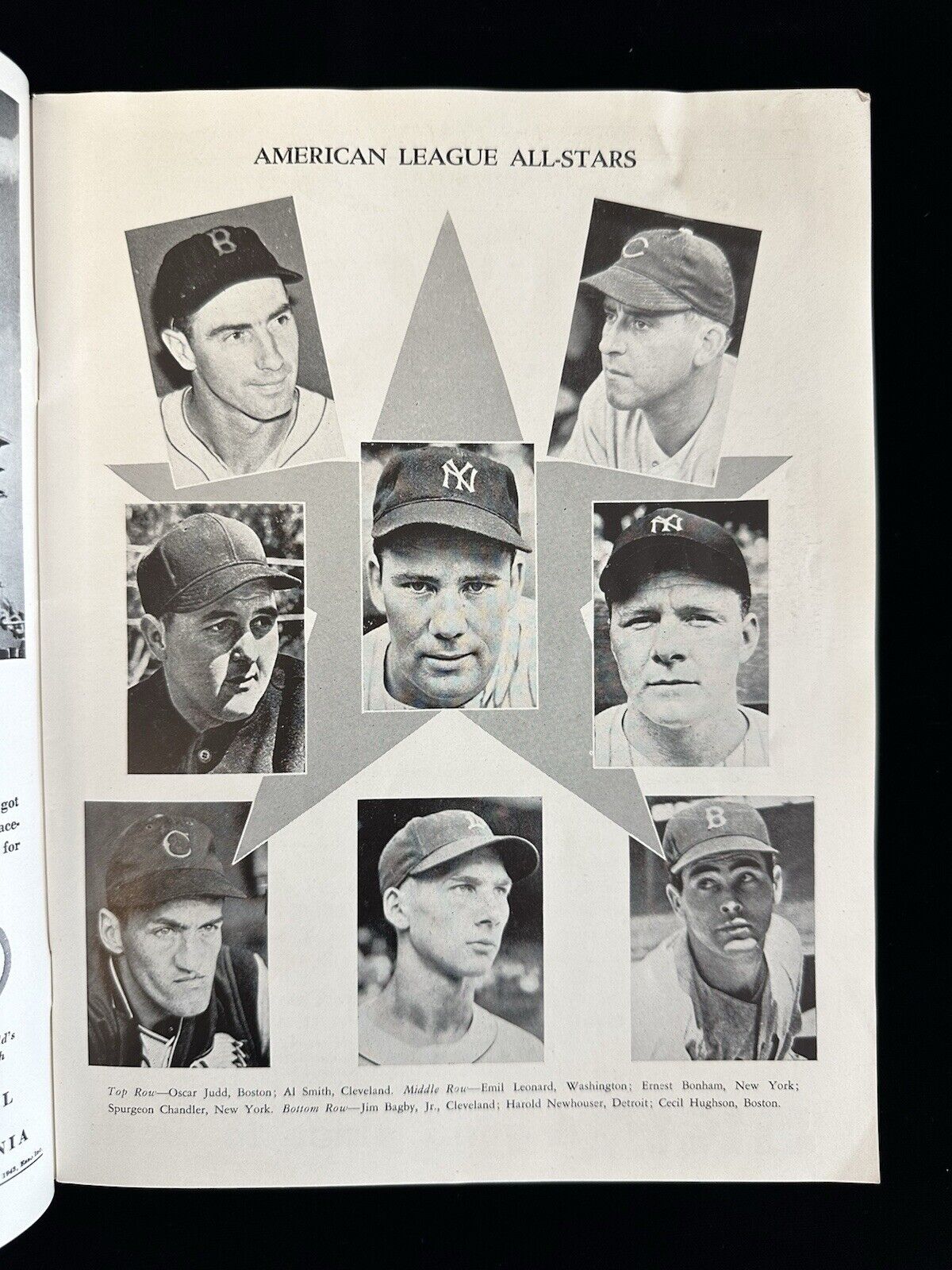 1943 MLB Baseball All-Star Game Program @ Shibe Park Philadelphia - EX Unscored