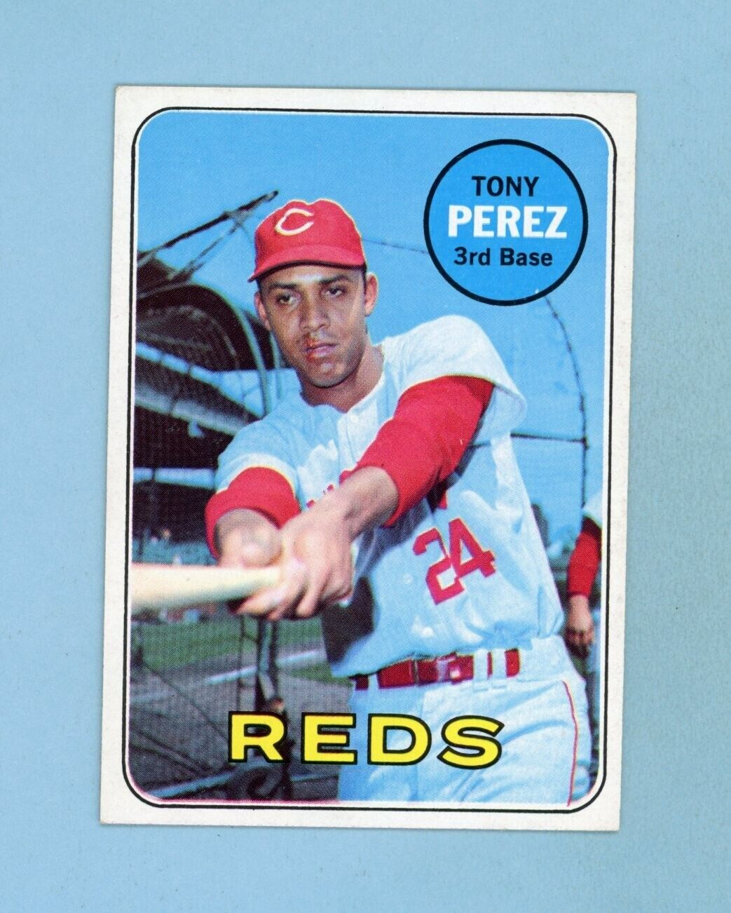 1969 Topps #295 Tony Perez Cincinnati Reds Baseball Card Ex/Mt