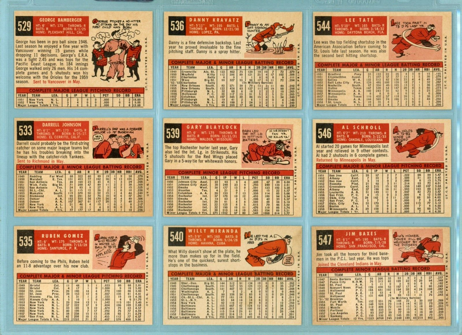 1959 Topps Starter Set Lot of 28 Different High Number Baseball Cards Ex/Mt - NM