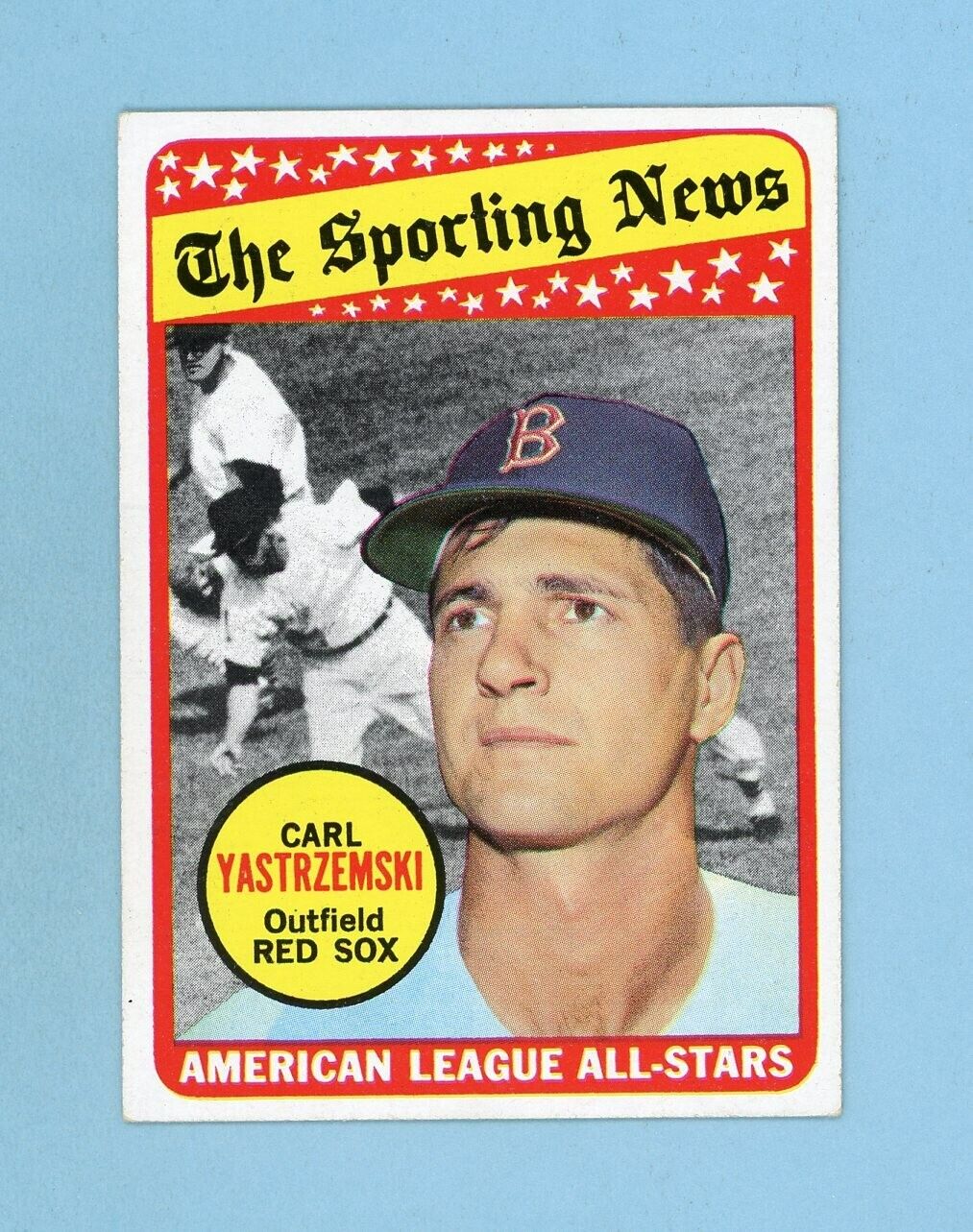 1969 Topps #425 Carl Yastrzemski All-Star Boston Red Sox Baseball Card EX+