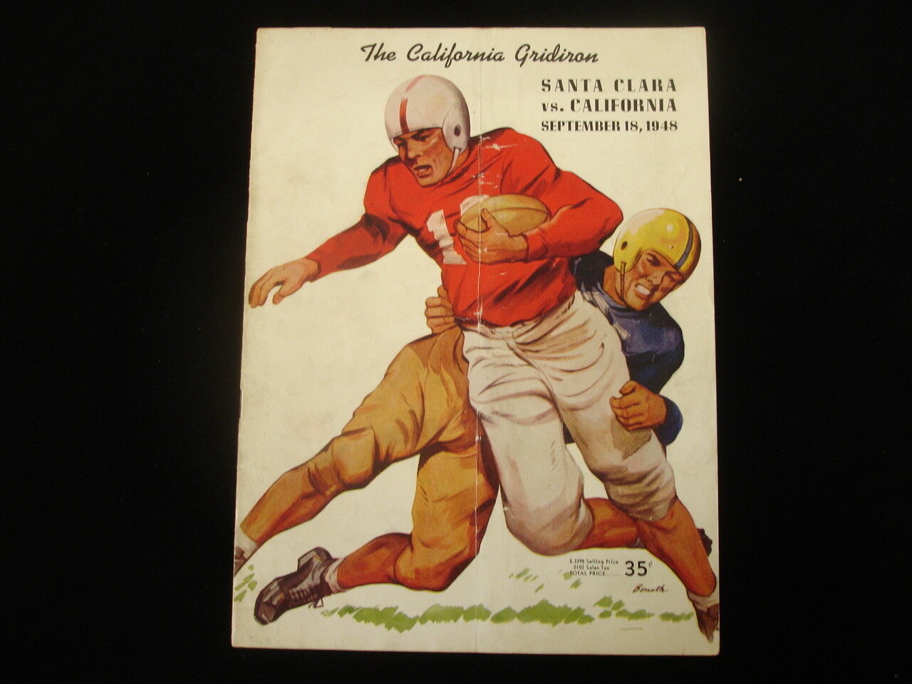 September 18, 1948 Santa Clara Broncos @ California Bears Football Program