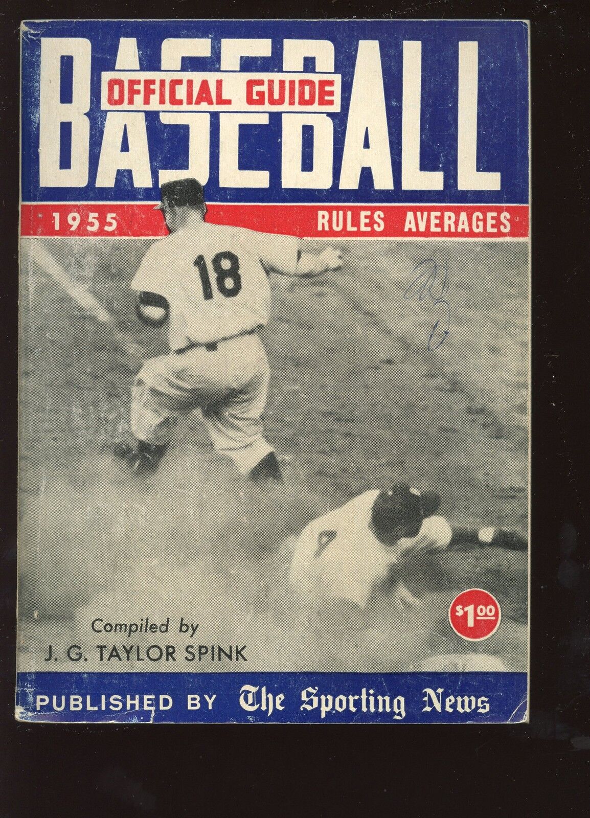 1955 The Sporting News Baseball Guide EX