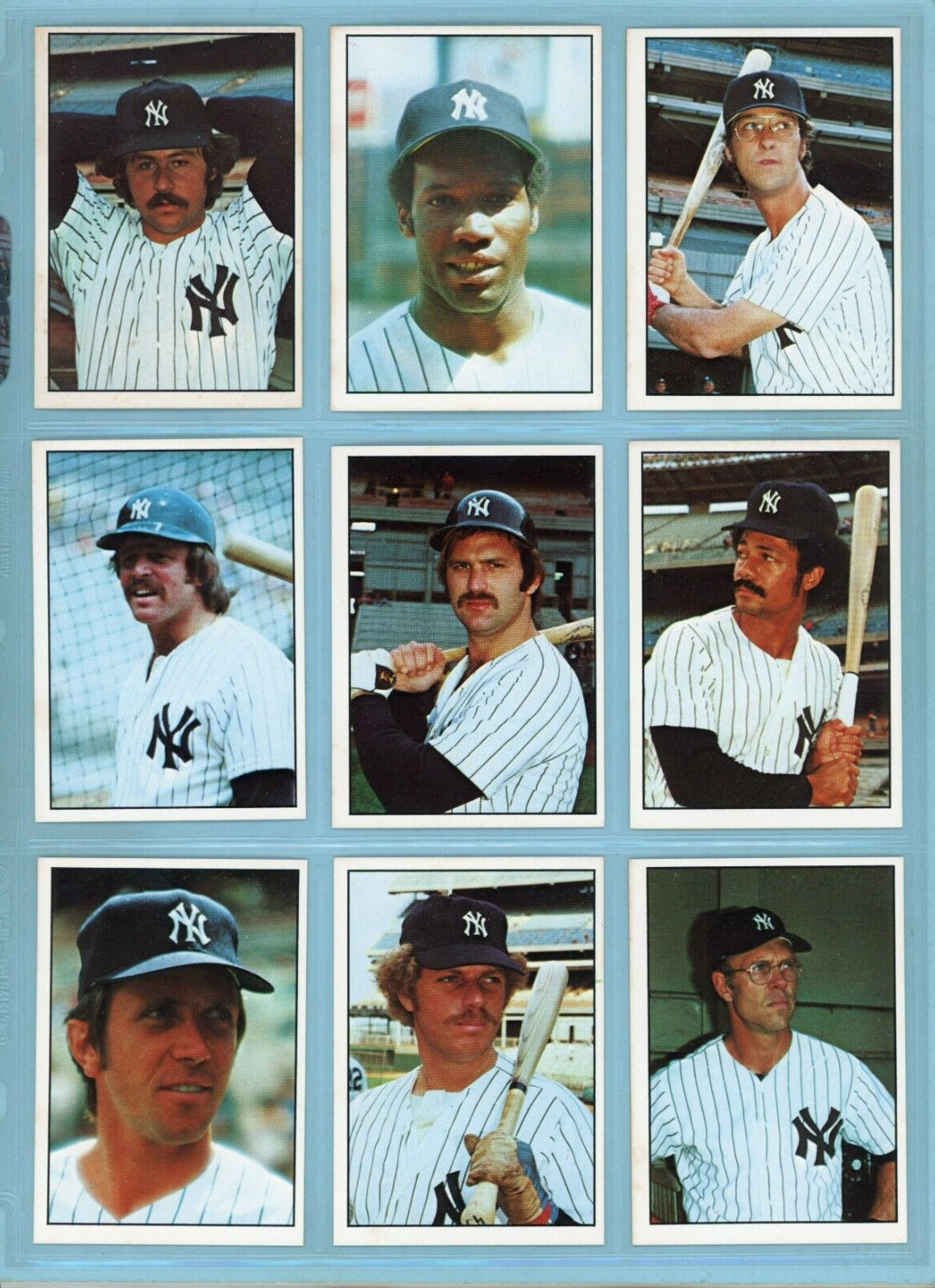 1975 SSPC Complete Set of 23 New York Yankees Baseball Cards NM