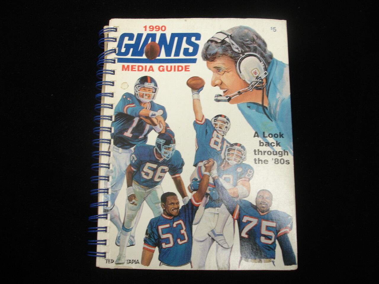 1990 New York Giants Media Guide