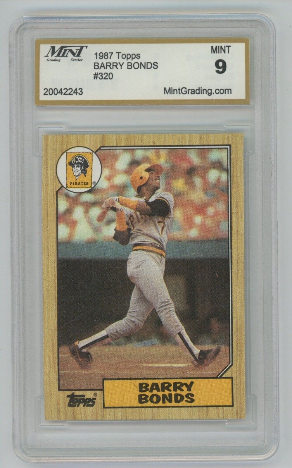 Barry Bonds 1987 Topps #320 • MNT 9 MINT