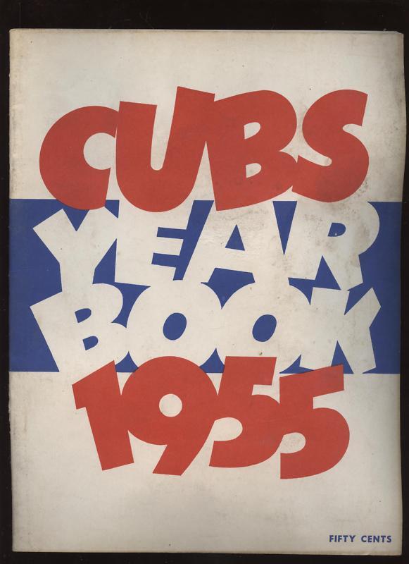 1955 Chicago Cubs Yearbook VG