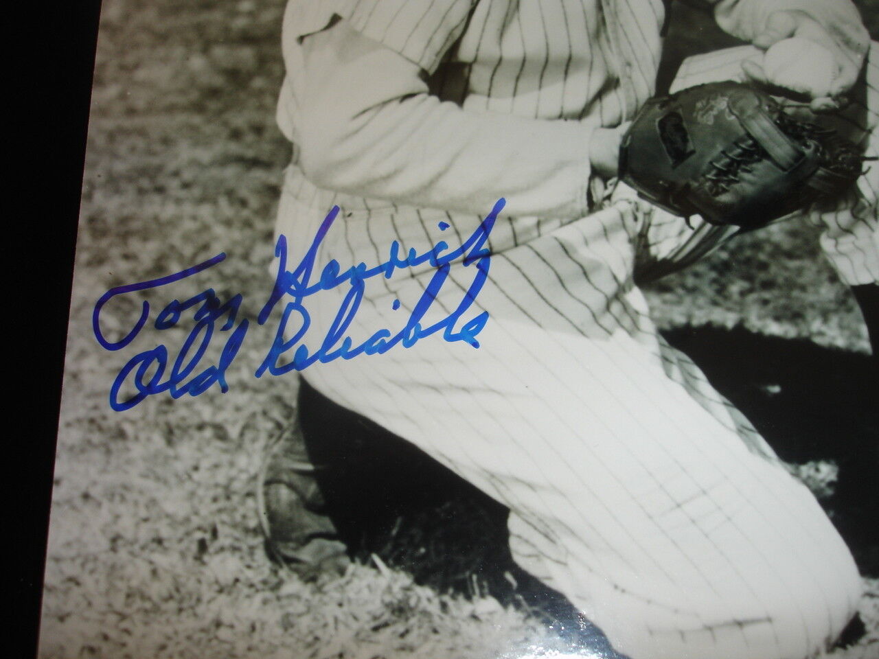 Tom Henrich Old Reliable New York Yankees Signed 8x10 Photo-PSA DNA