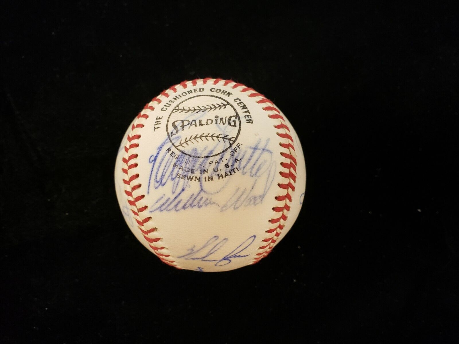 1972 American League All-Stars Autographed NL Baseball - 18 Signatures, 9 HoF!