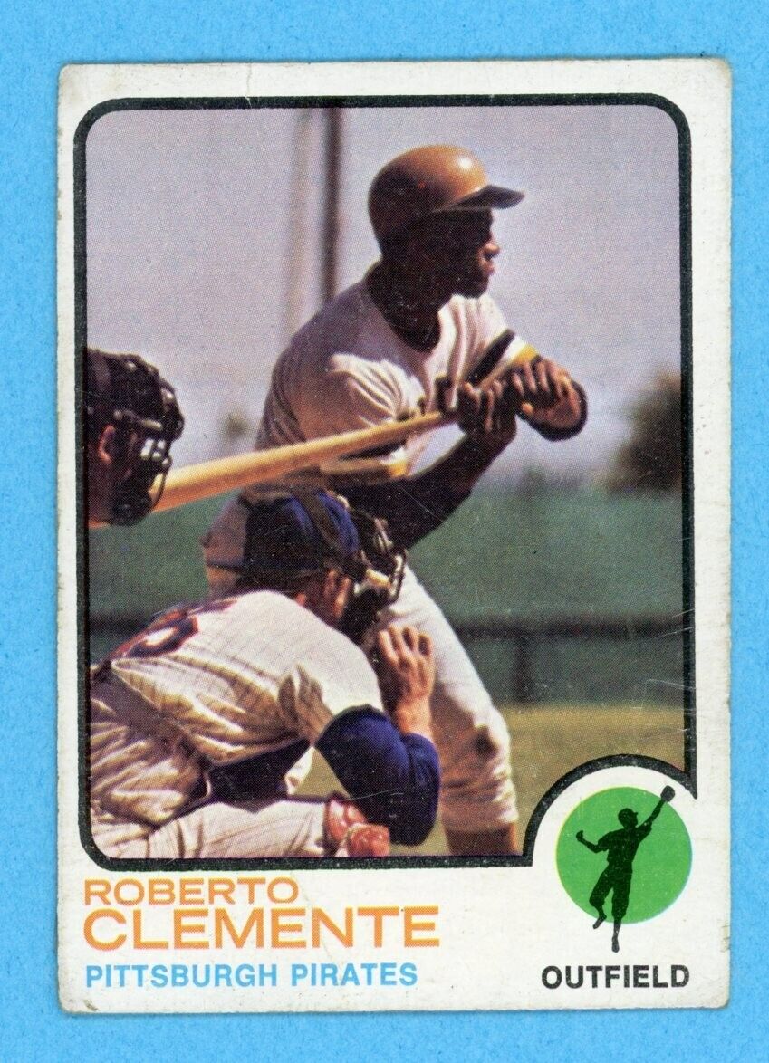 1973 Topps #50 Roberto Clemente Pittsburgh Pirates Baseball Card Poor