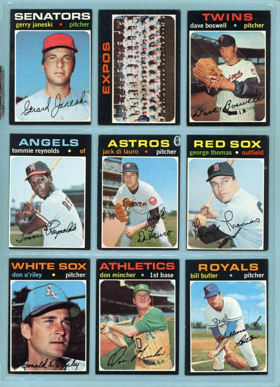 1971 Topps Starter Set Lot of 102 Different High Number Baseball Cards mxed grds