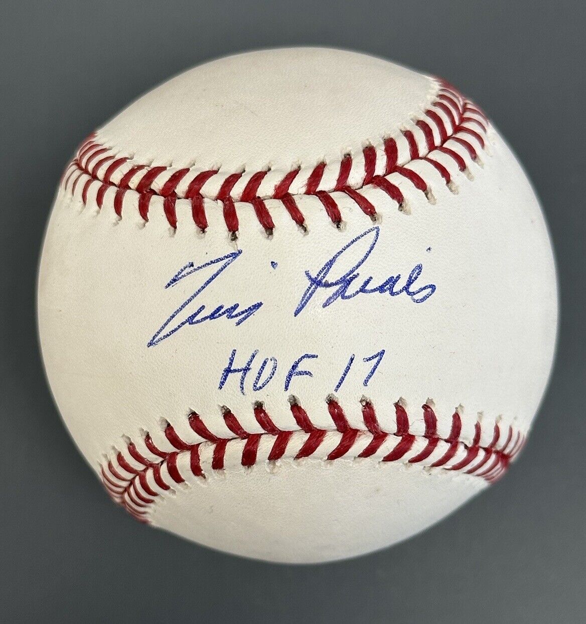 Tim Raines HOF 17 Expos Yankees SIGNED Official MLB Baseball w/ hologram