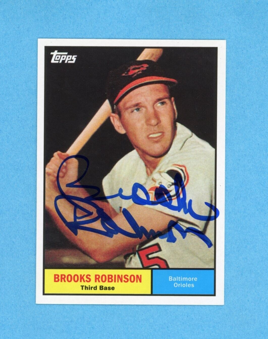 Brooks Robinson Orioles 2010 Topps Cards Mom Threw #68 Autographed Baseball Card