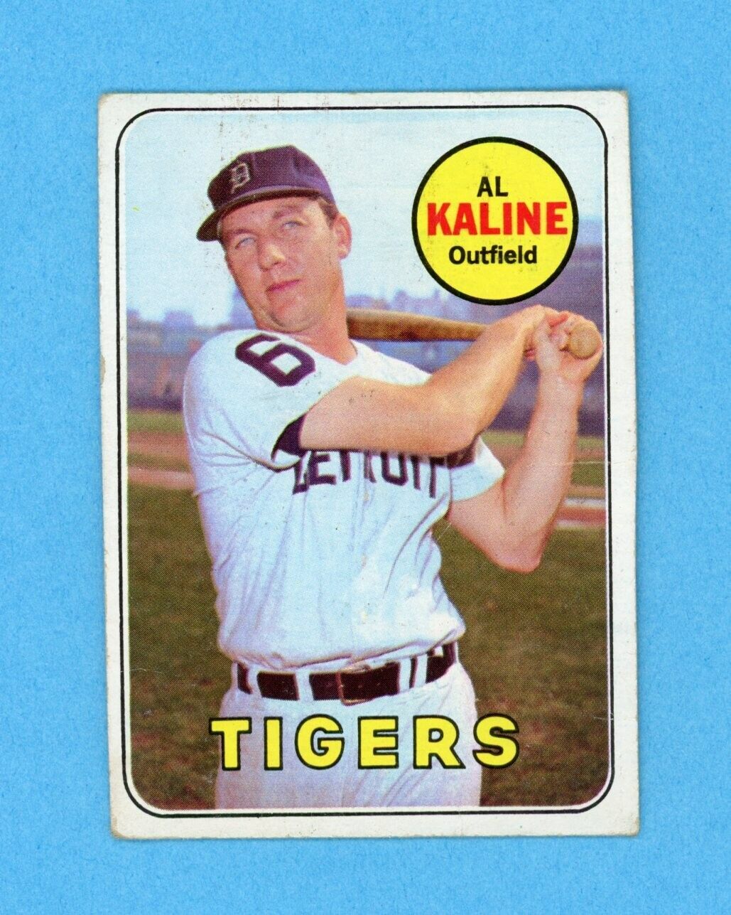 1969 Topps #410 Al Kaline Detroit Tigers Baseball Card Low Grade