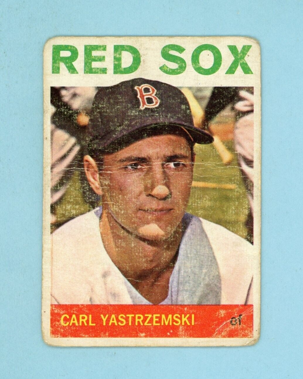 1964 Topps #210 Carl Yastrzemski Boston Red Sox Baseball Card Low Grade