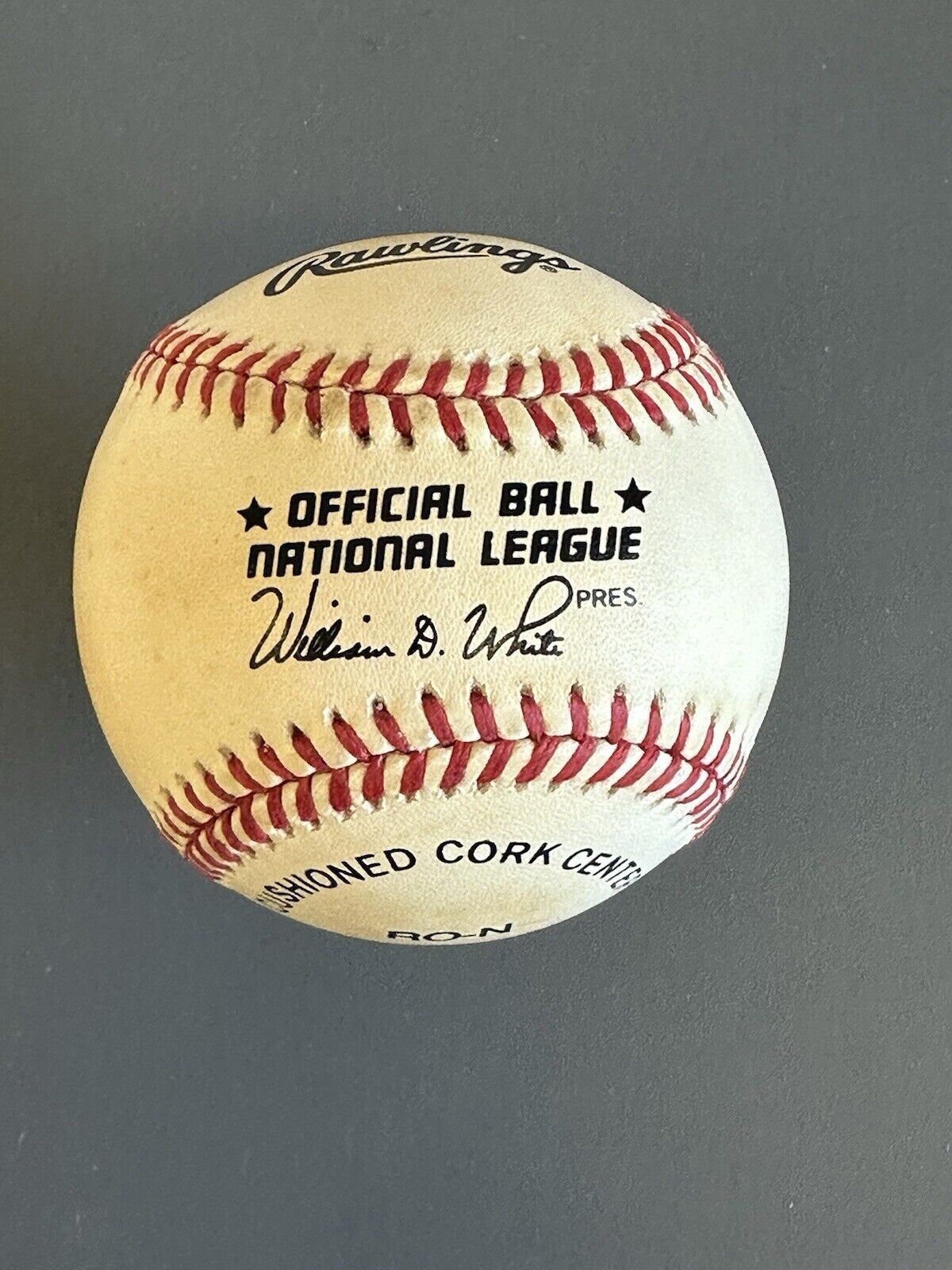 Lou Brock HOF 1985 Cubs Cardinals SIGNED Official NL Baseball w/ hologram