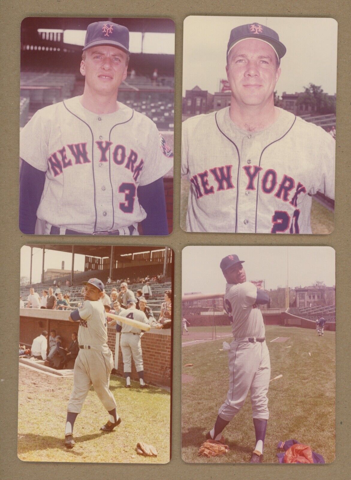 Lot of 11 NY Met Snapshot Photos circa 1966-67