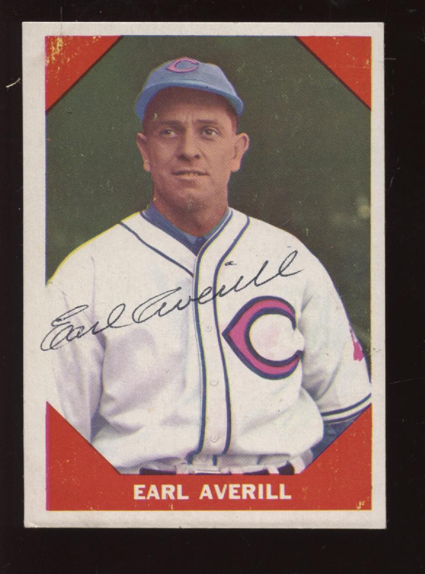 1960 Fleer Baseball #71 Earl Averill Autographed EXMT+ Hologram