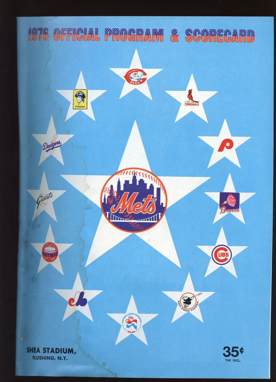 1974/1975/1976 New York Met MLB Programs 3 Different