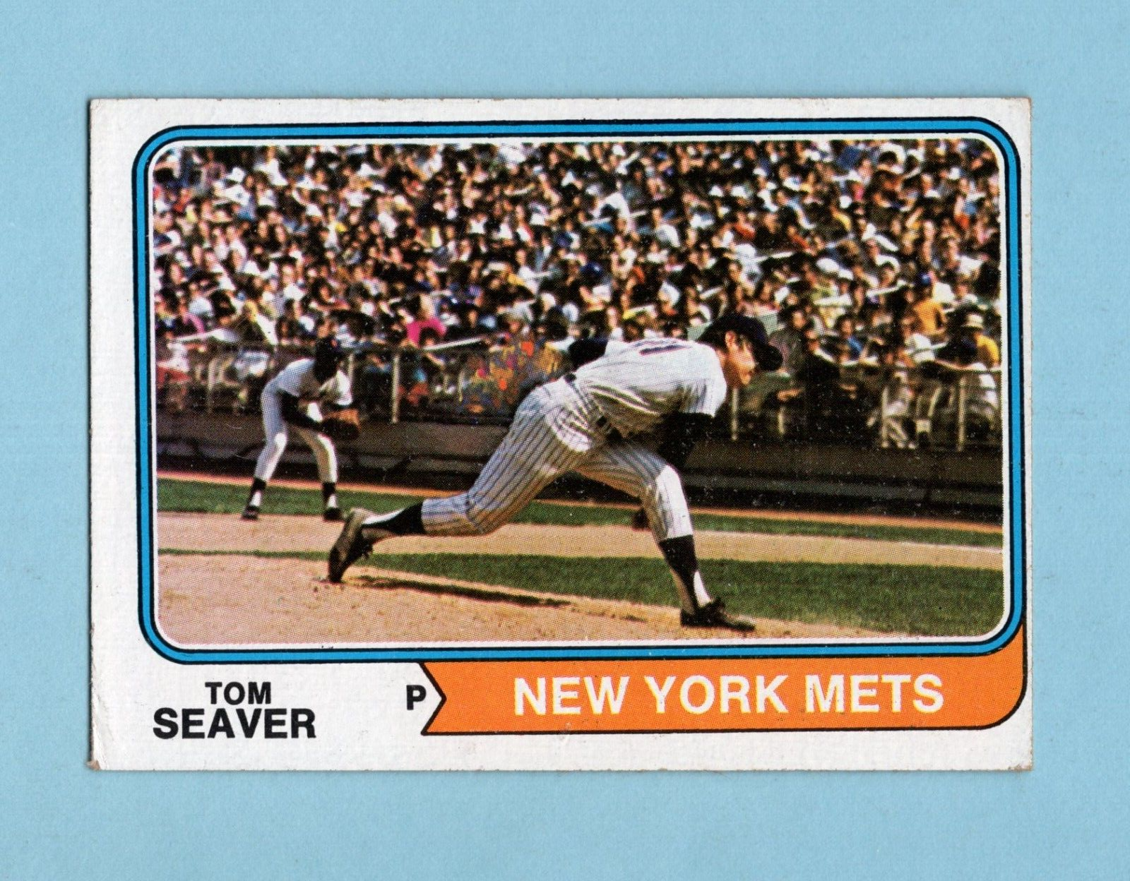 1974 Topps #80 Tom Seaver New York Mets Baseball Card EX o/c