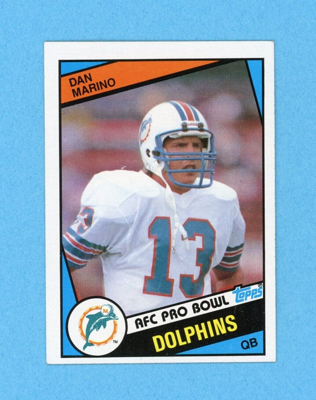 1984 Topps #123 Dan Marino Miami Dolphins Rookie Football Card Ex/Mt