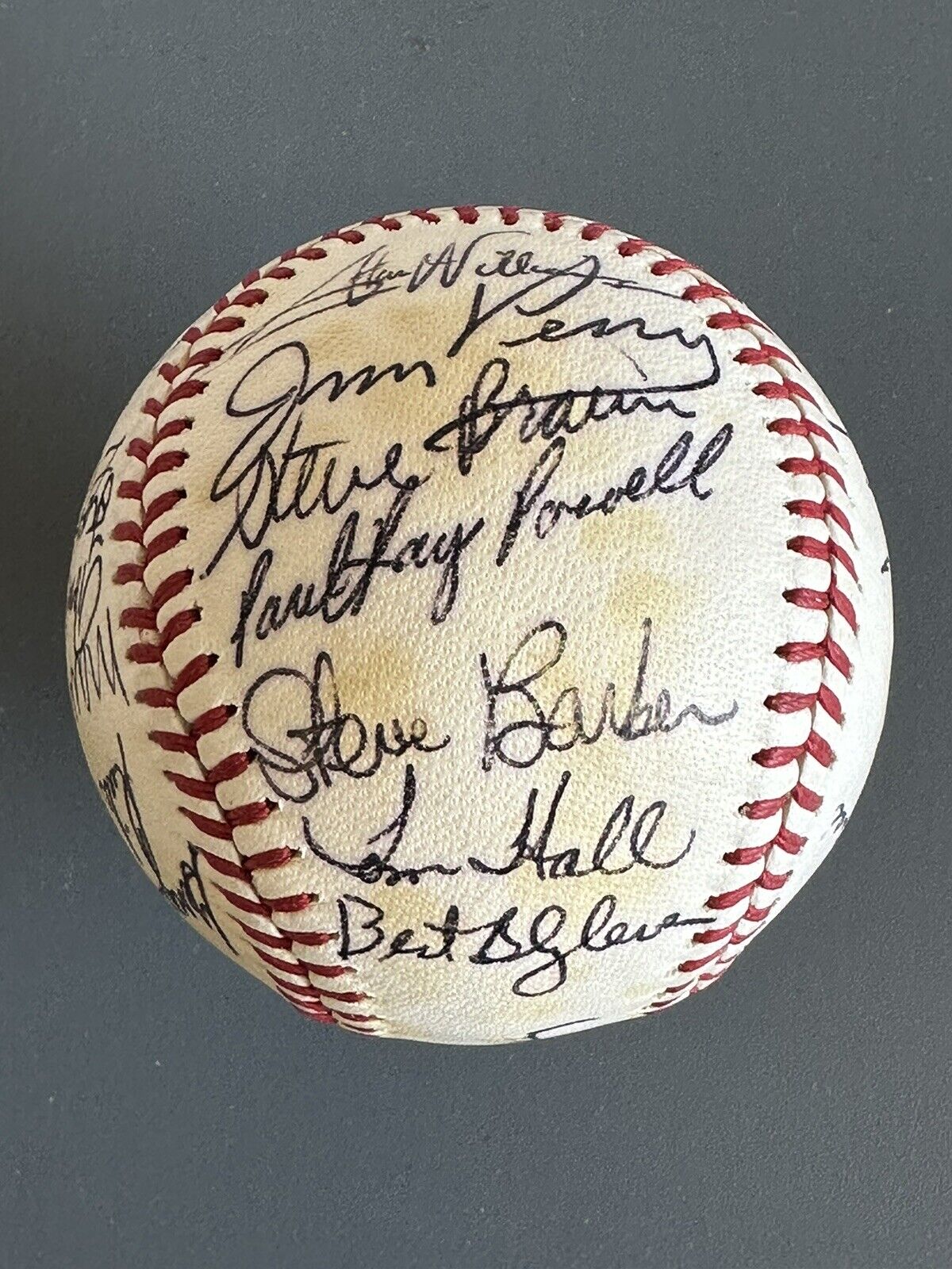 1971 Minnesota Twins TEAM SIGNED Official AL Baseball 30 sigs w/ Killebrew JSA