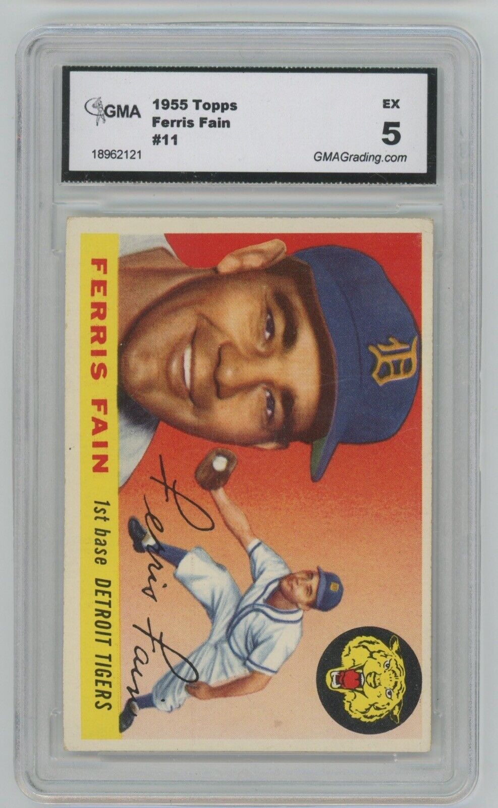 Ferris Fain 1955 Topps #11 • GMA 5 EX