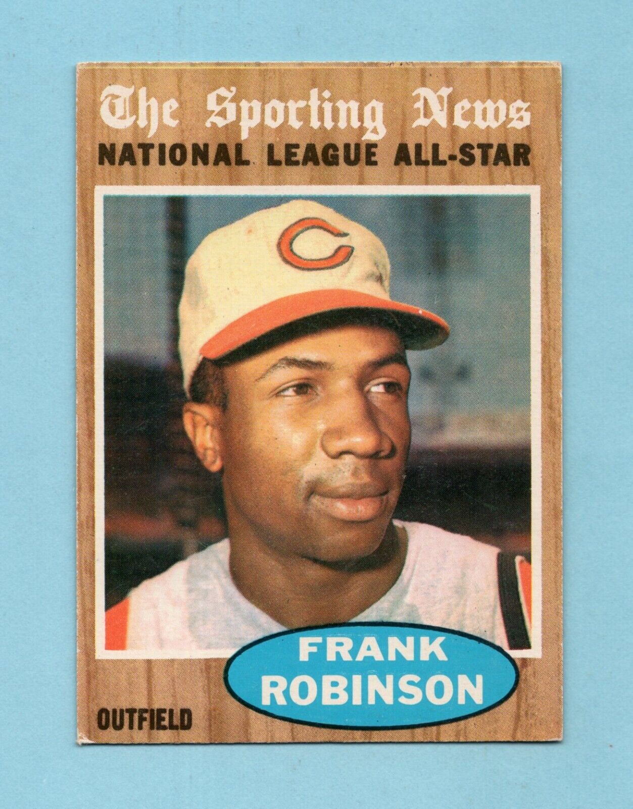 1962 Topps #396 Frank Robinson All-Star Cincinnati Reds Baseball Card EX