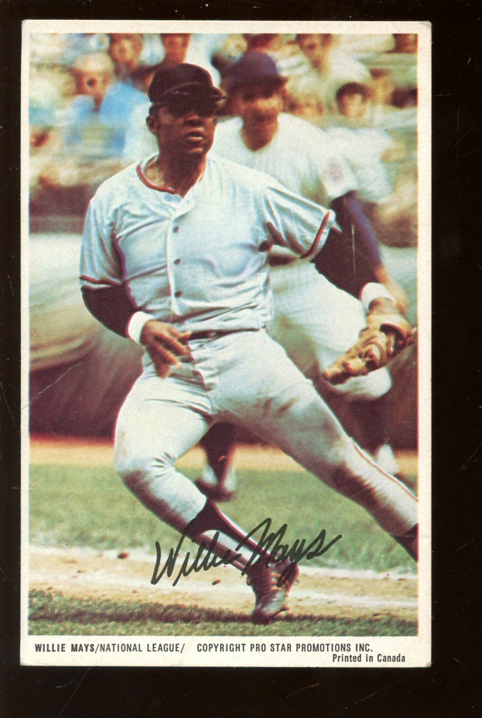 1972 Pro Star Promotions Baseball Card Willie Mays