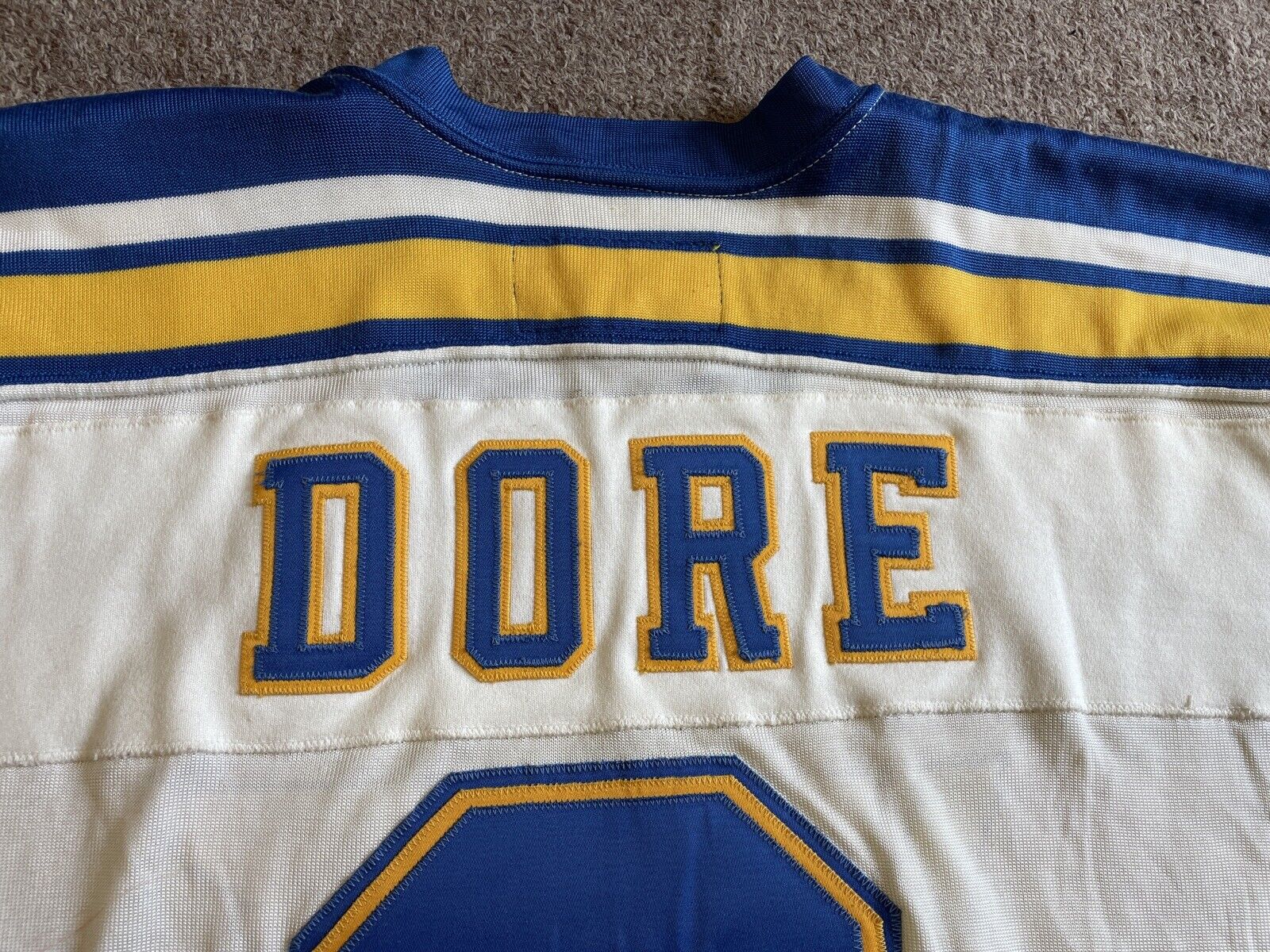 1982-83 1983-84 Andre Dore St. Louis Blues Game Used Jersey