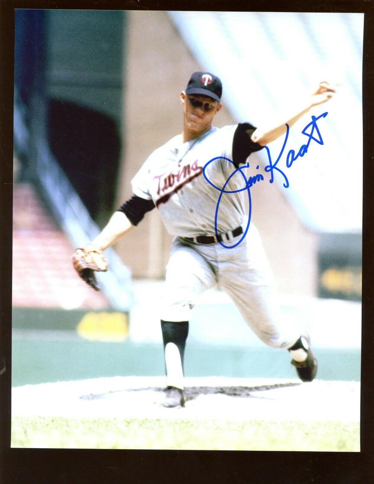 Jim Kaat Minnesota Twins Autographed 8 X 10 Photo Hologram