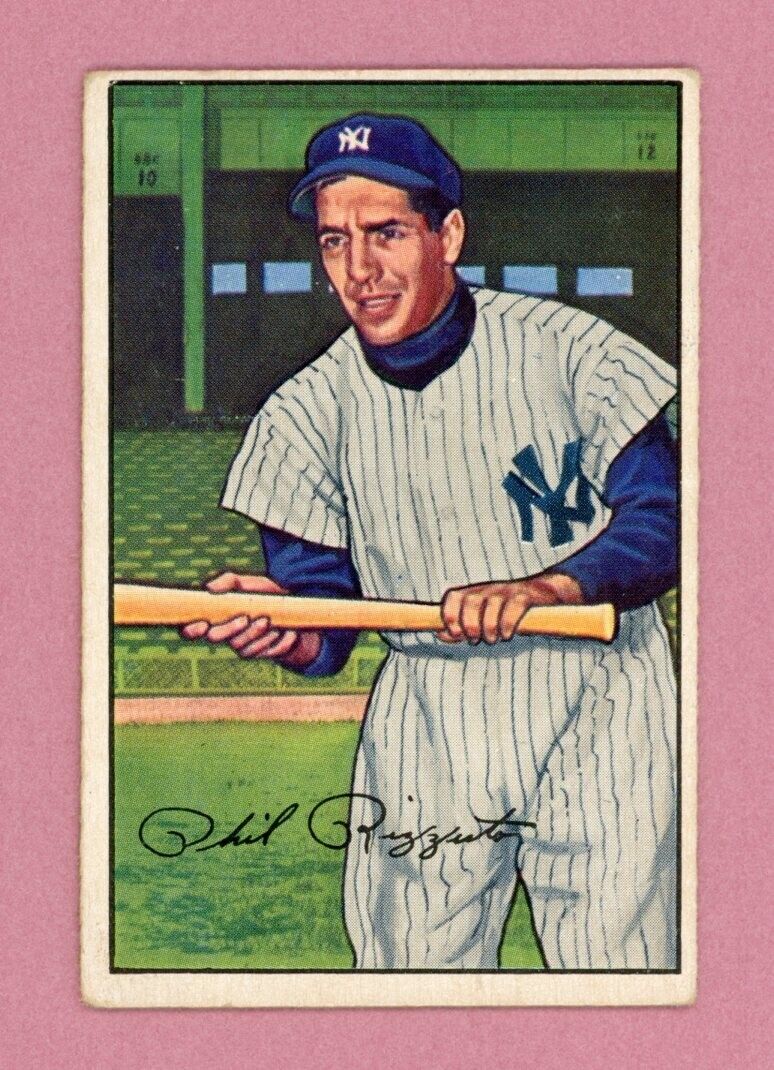 1952 Bowman #52 Phil Rizzuto New York Yankees Baseball Card VG+-Vg/Ex